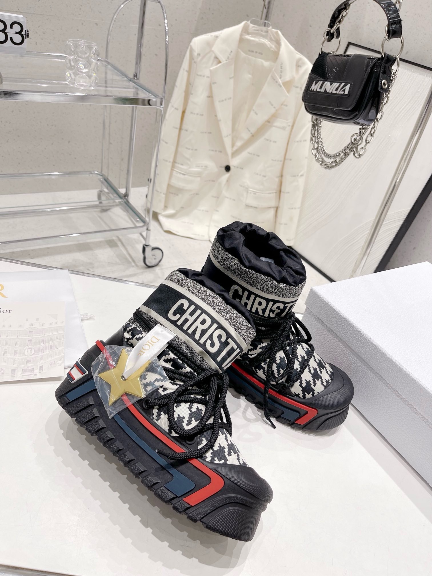 DIORAlps Printed snow boots