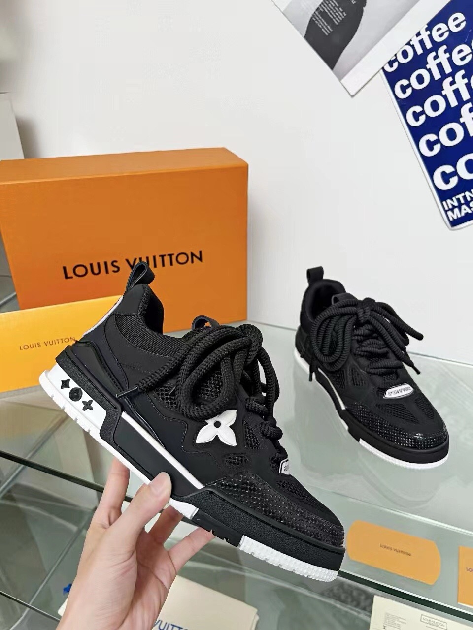 LV chunky skate trainer