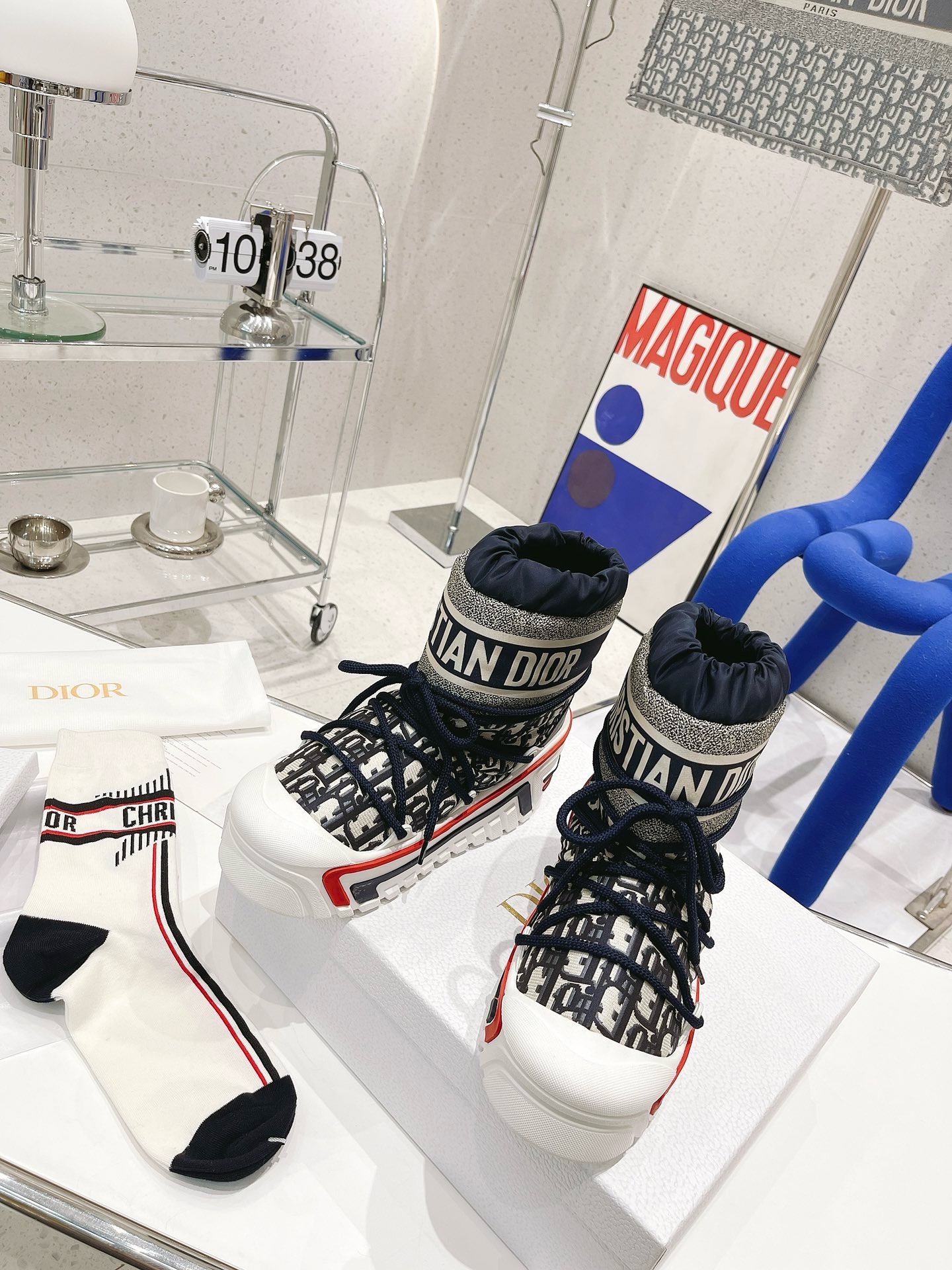DIORAlps Printed snow boots