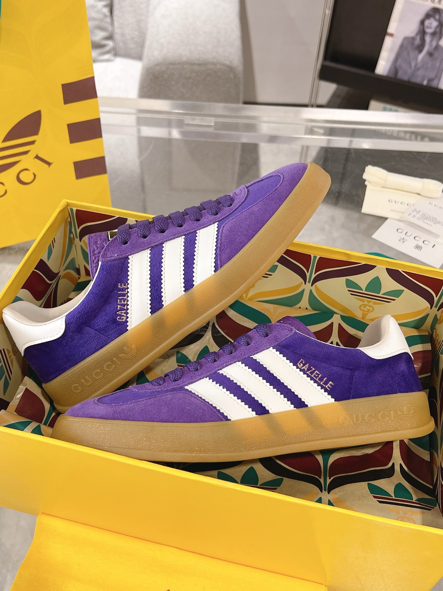 GUCCI & Adidas originals Gazalle Sports shoes casual shoes