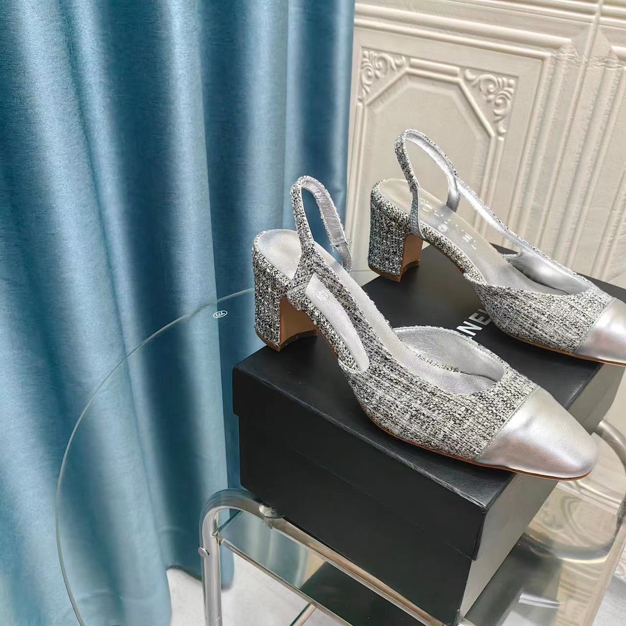 CHANEL  slingbalck Classic back air sandals