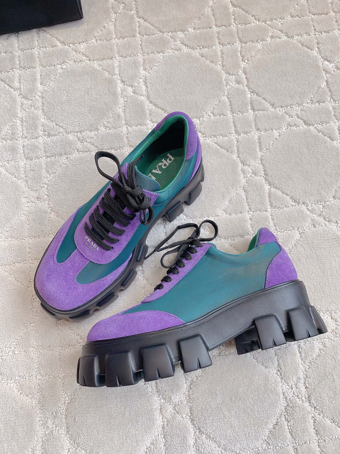 Prada Colour matching leisure shoes