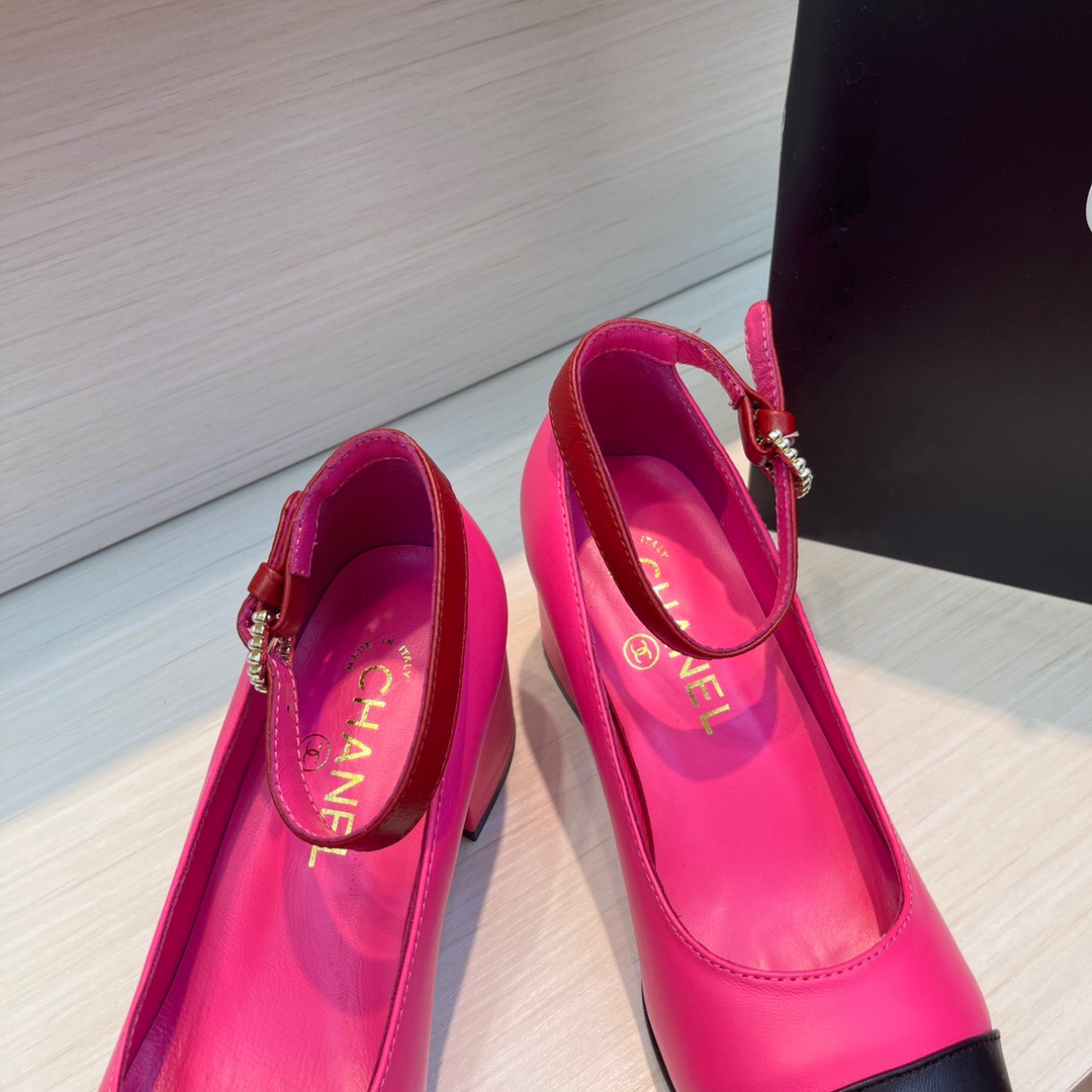 CHANEL Flat Mary Jane single shoes