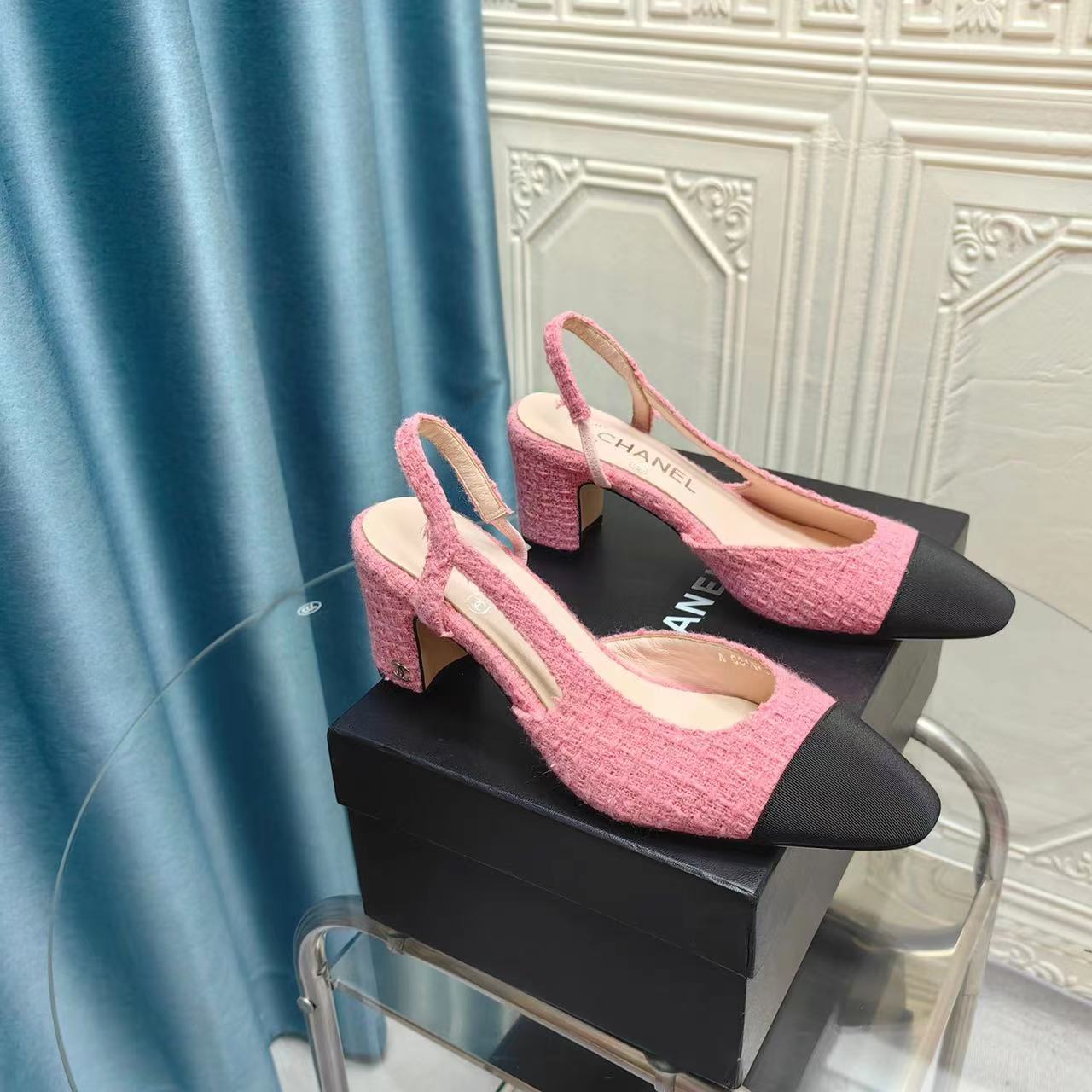 CHANEL  slingbalck Classic back air sandals