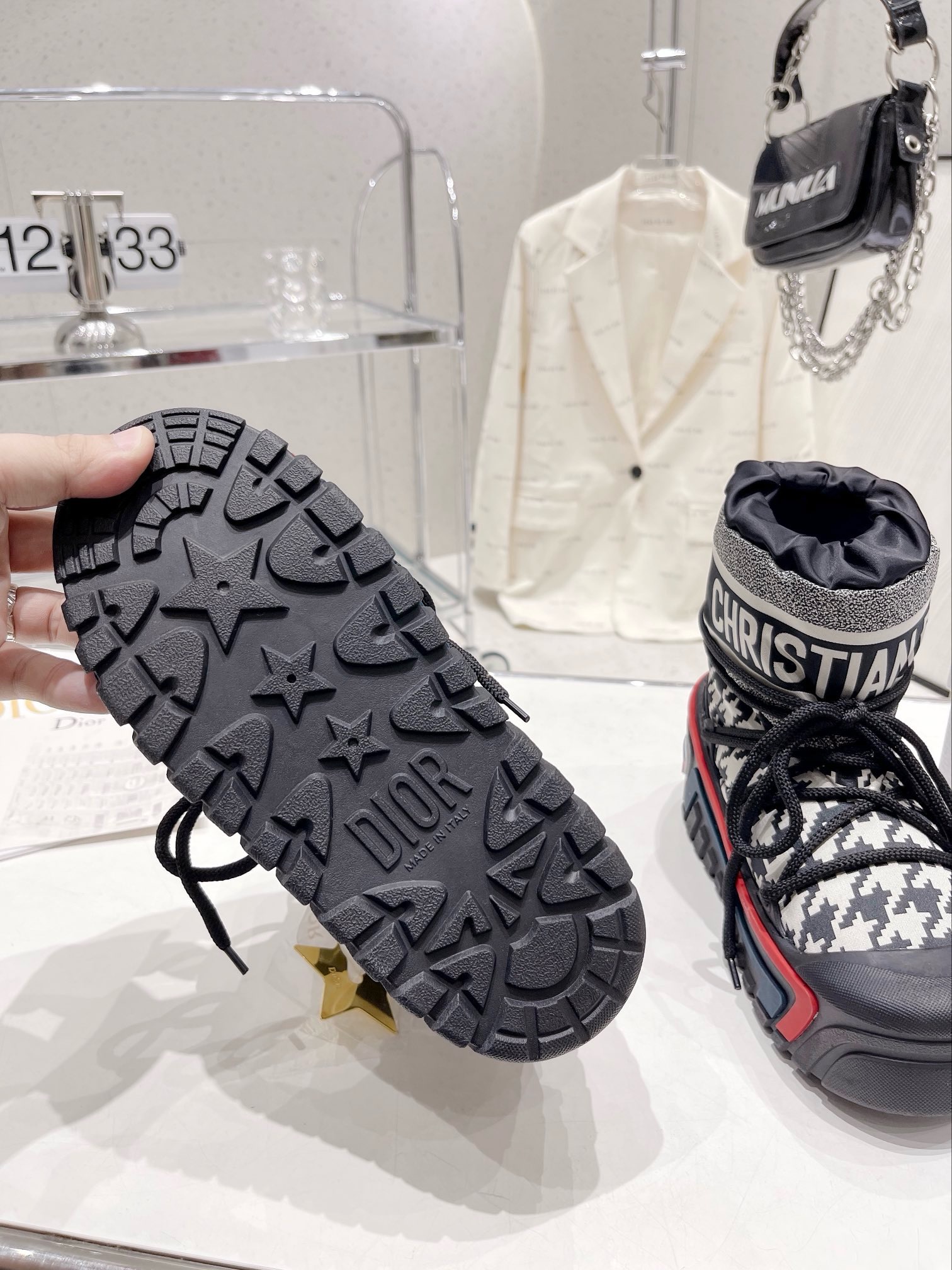 DIORAlps Printed snow boots