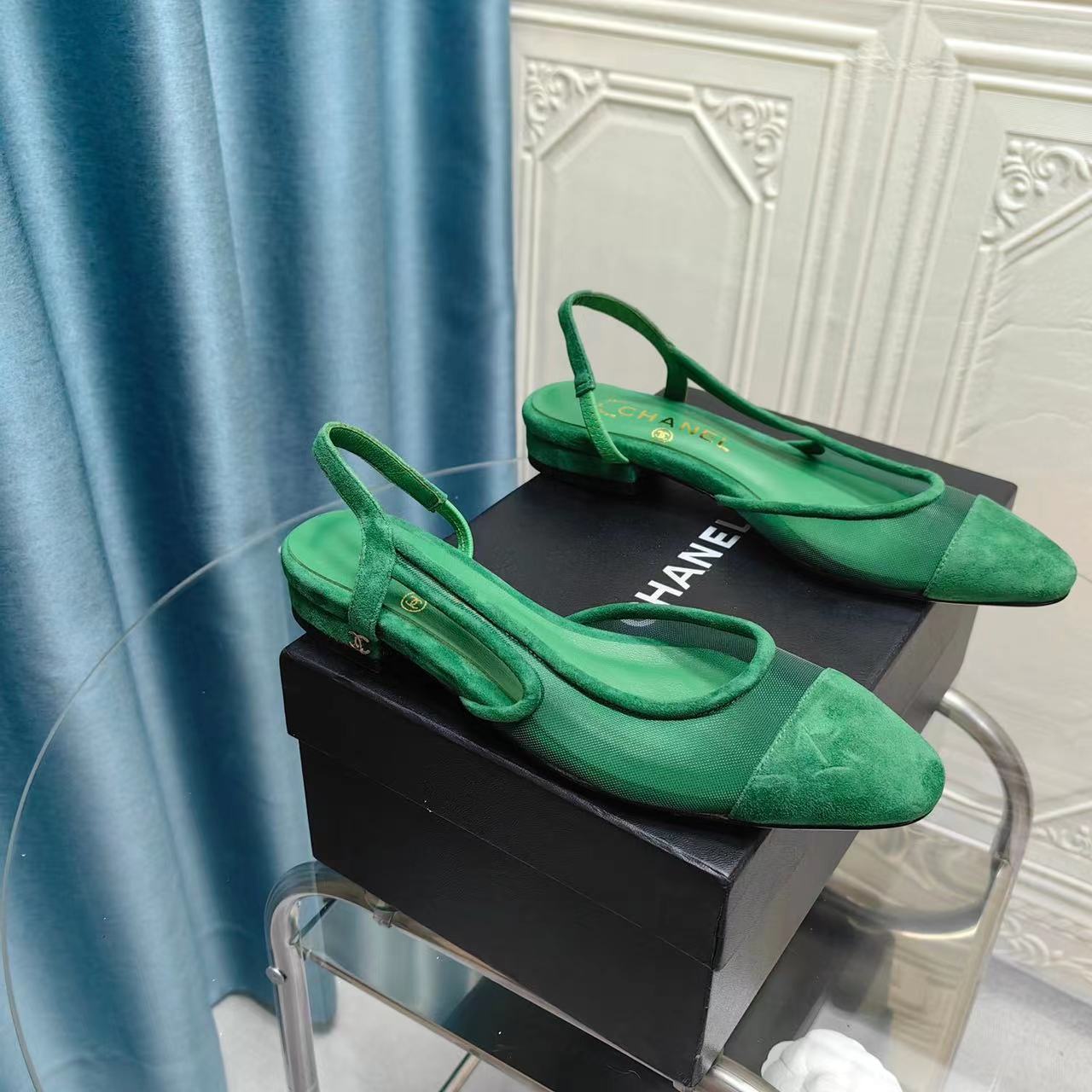 CHANEL  slingbalck Classic back air sandals