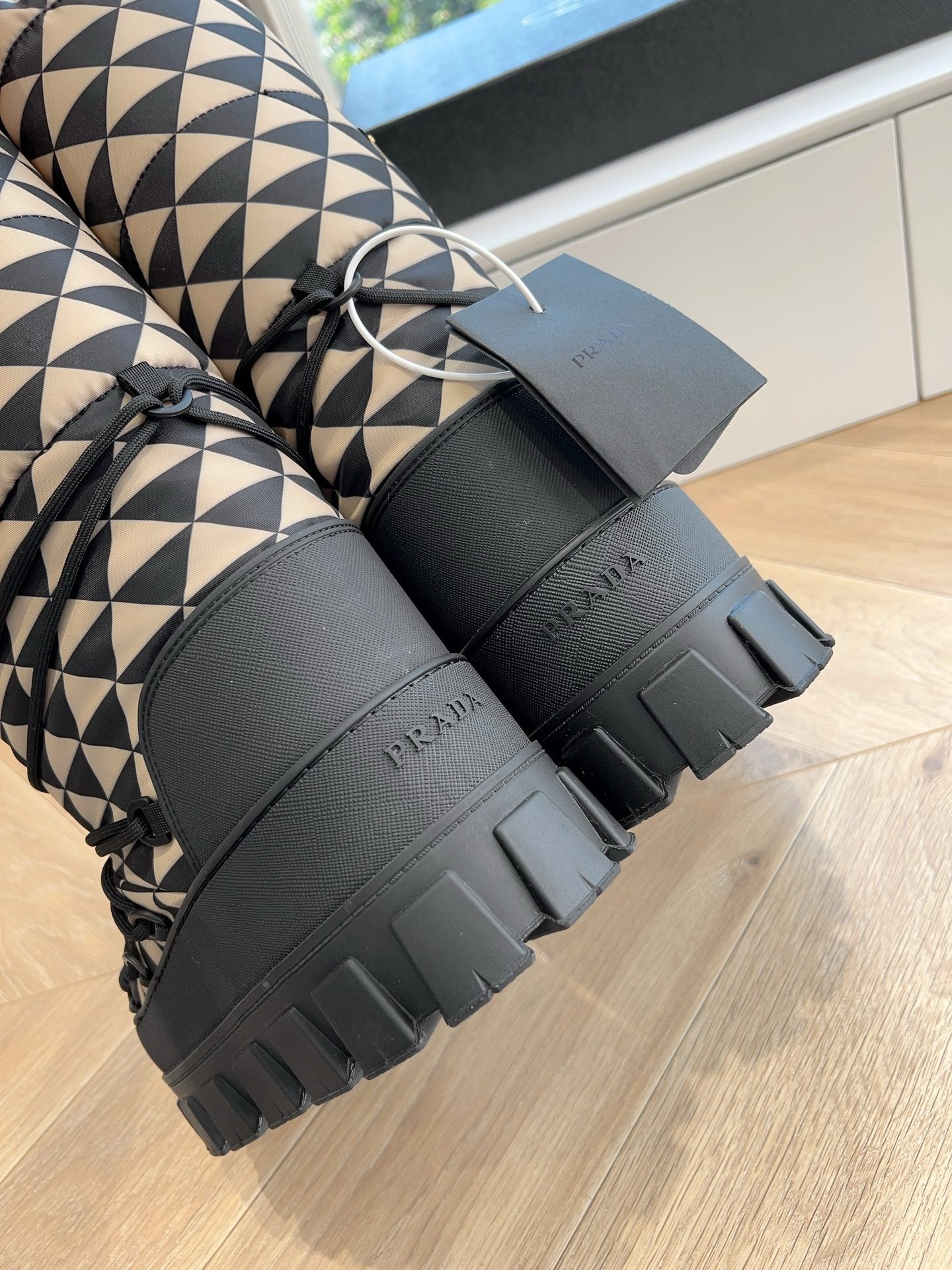 Prada Gear thick-soled snow boots