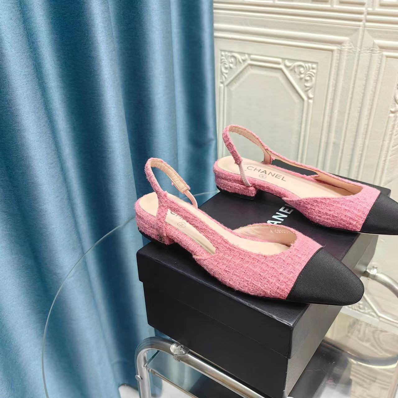 CHANEL  slingbalck Classic back air sandals