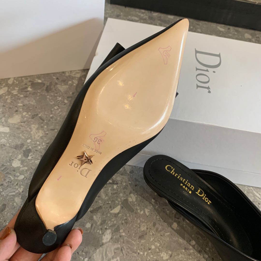 Dior 2023 Latest CD Letter Metal Logo with Muller Tuo size 35-42