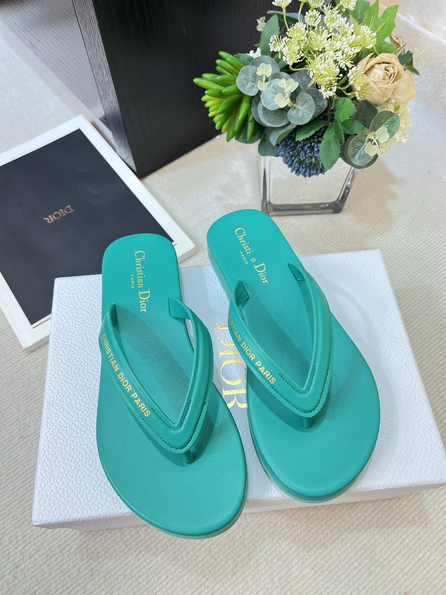 DIOR Dioriviera Toe-clip sandals