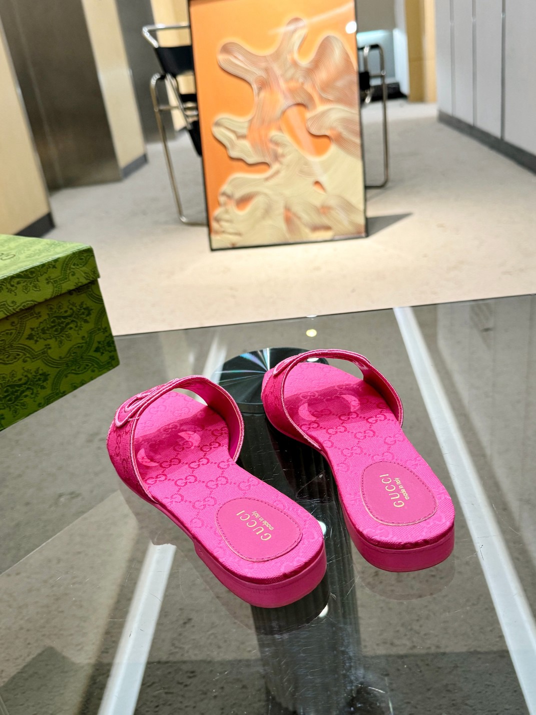 GUCCI  scuff slippers