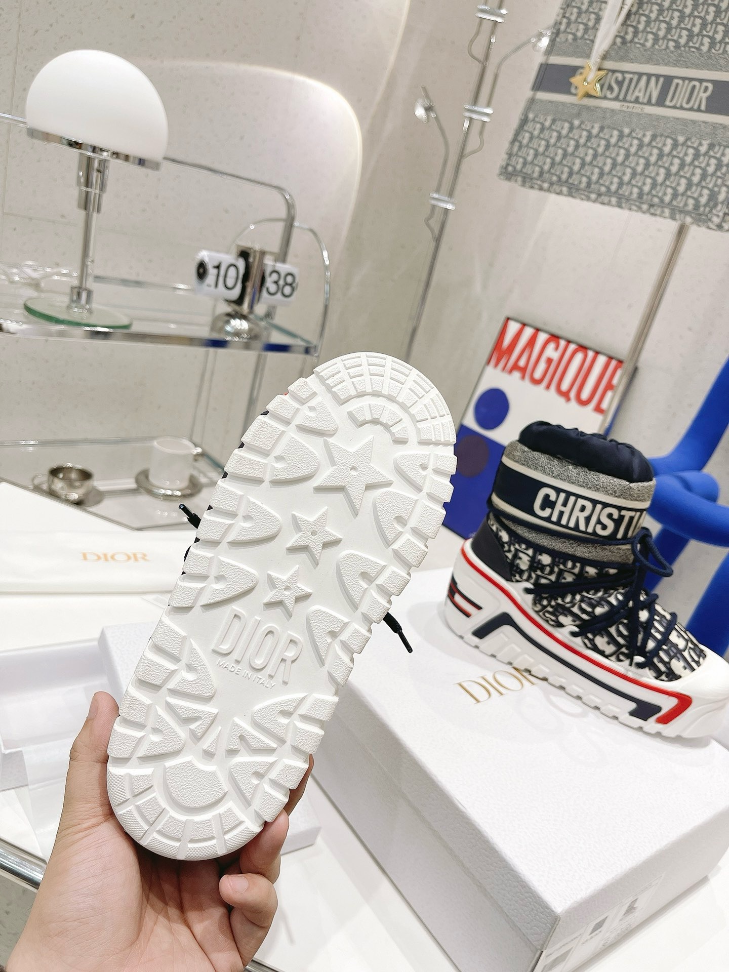 DIORAlps Printed snow boots