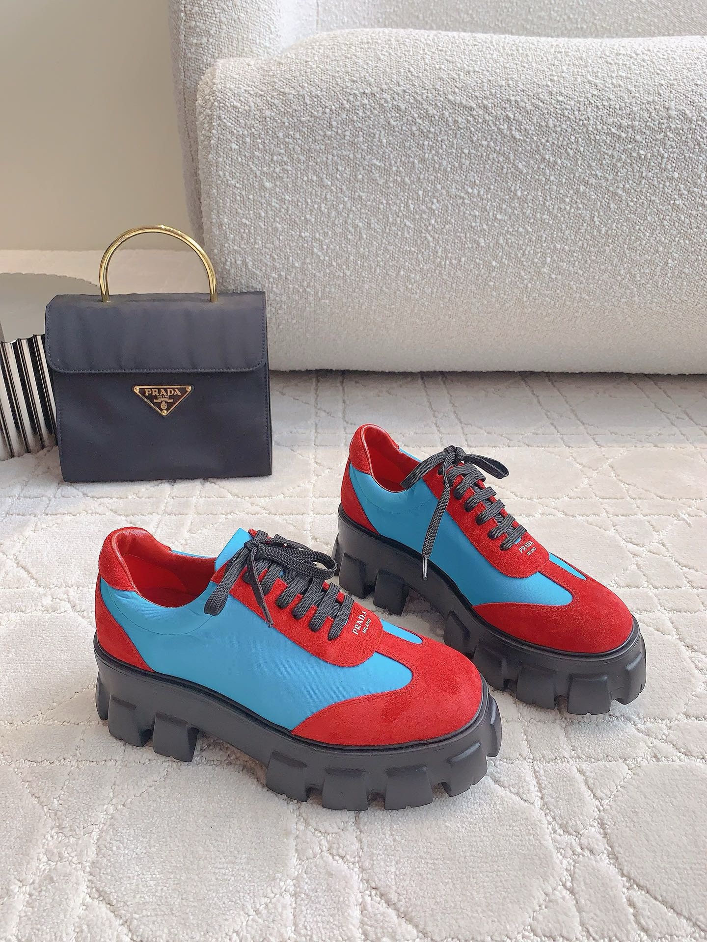 Prada Colour matching leisure shoes