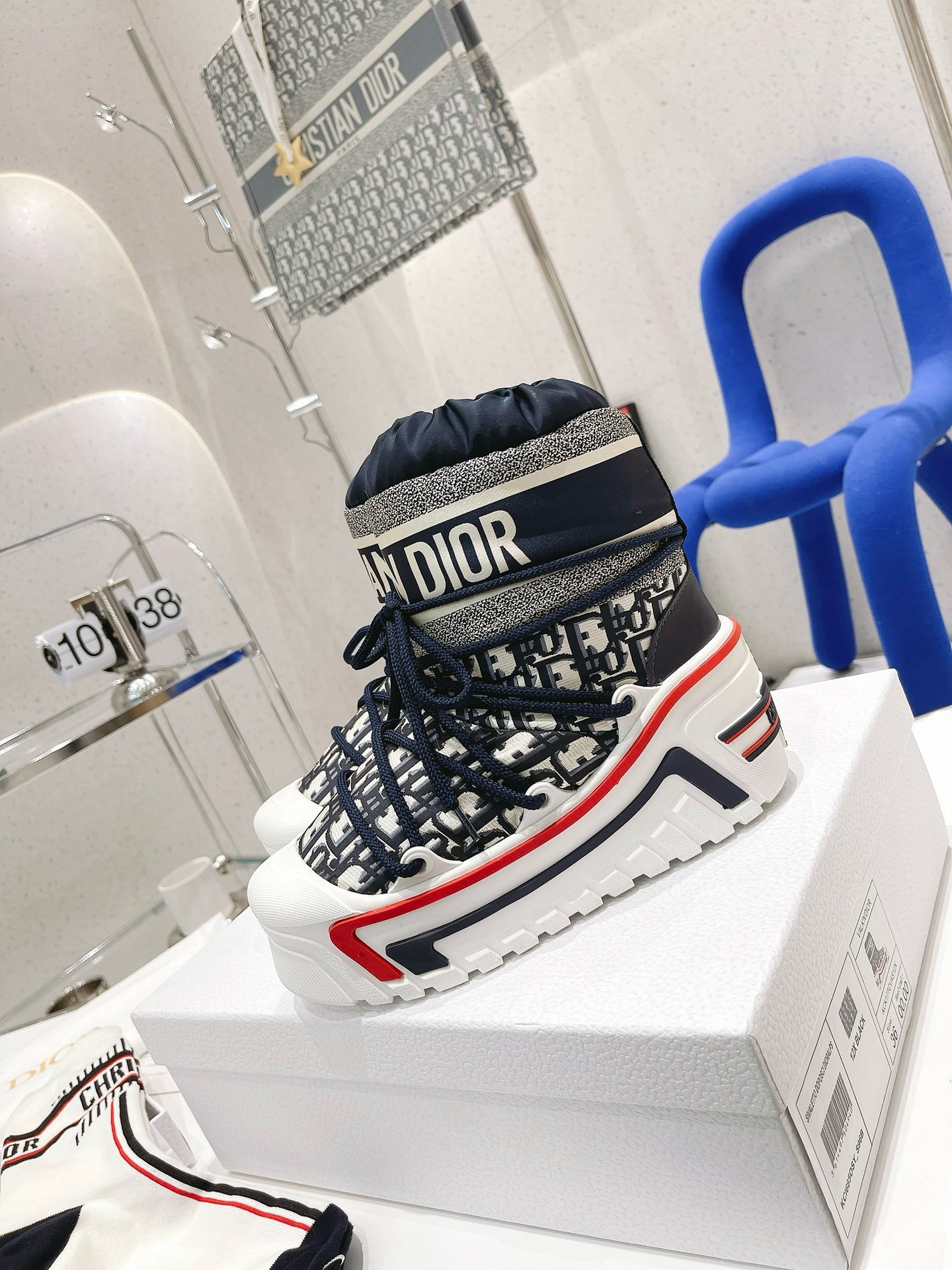 DIORAlps Printed snow boots
