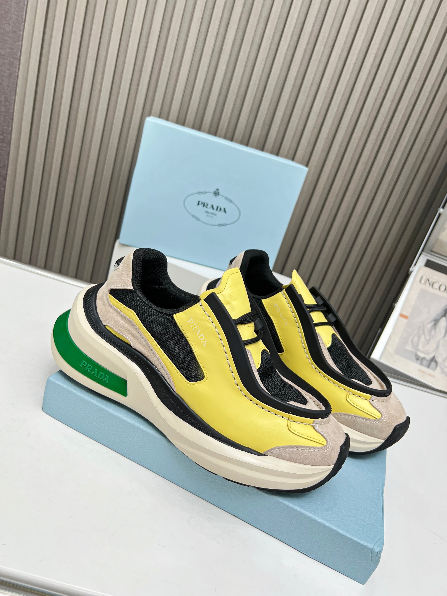 Prada New colored thick soled sports shoes