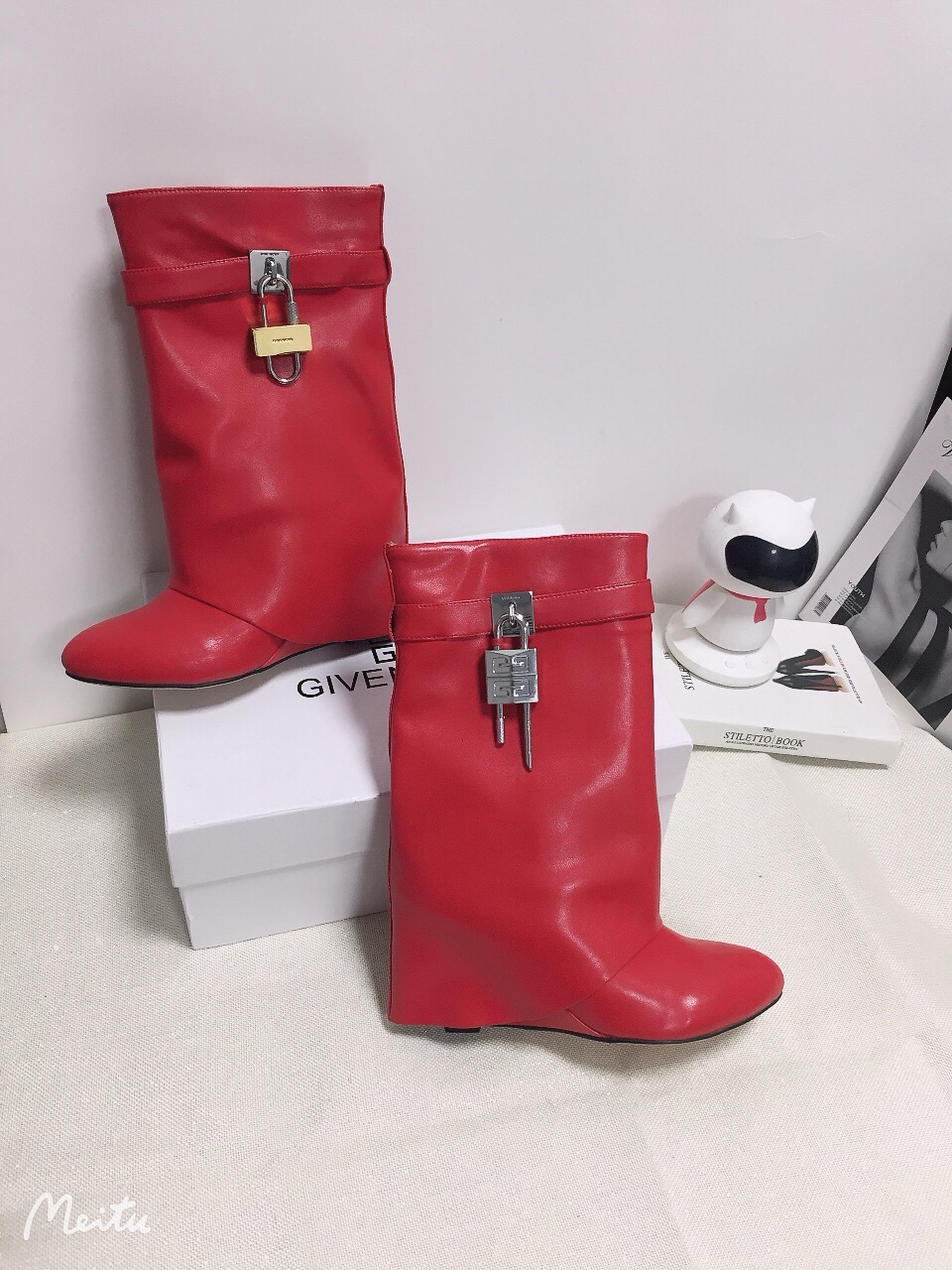 Givenchy Shark lock boots