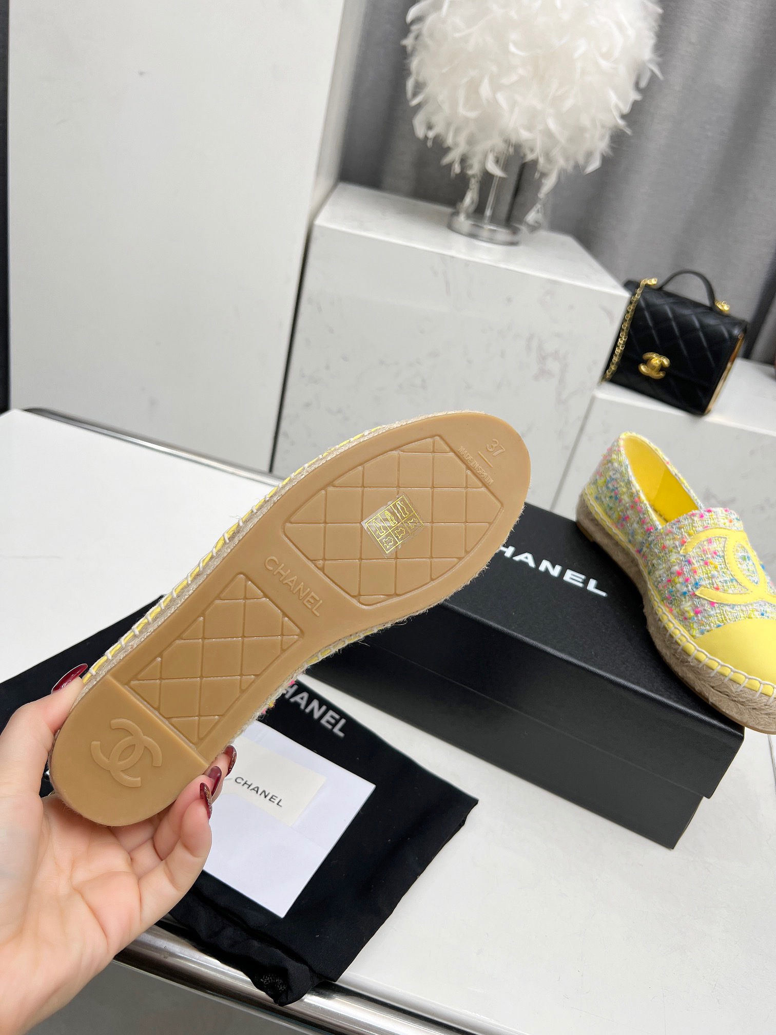 CHANEL Classic woven fisherman's shoes