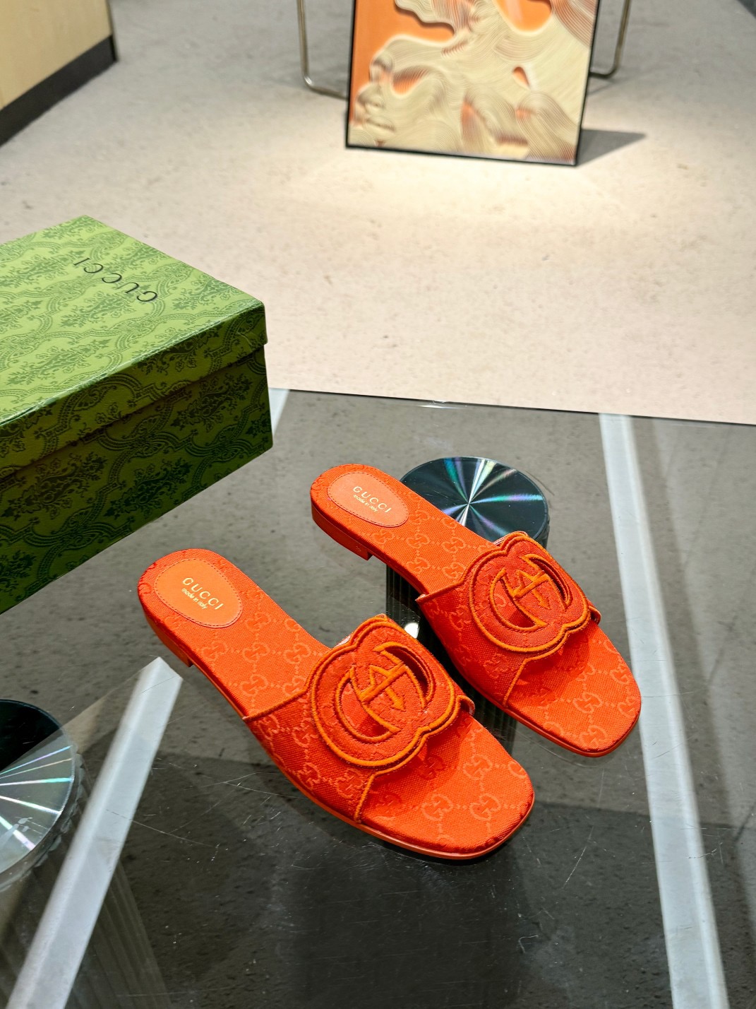 GUCCI  scuff slippers