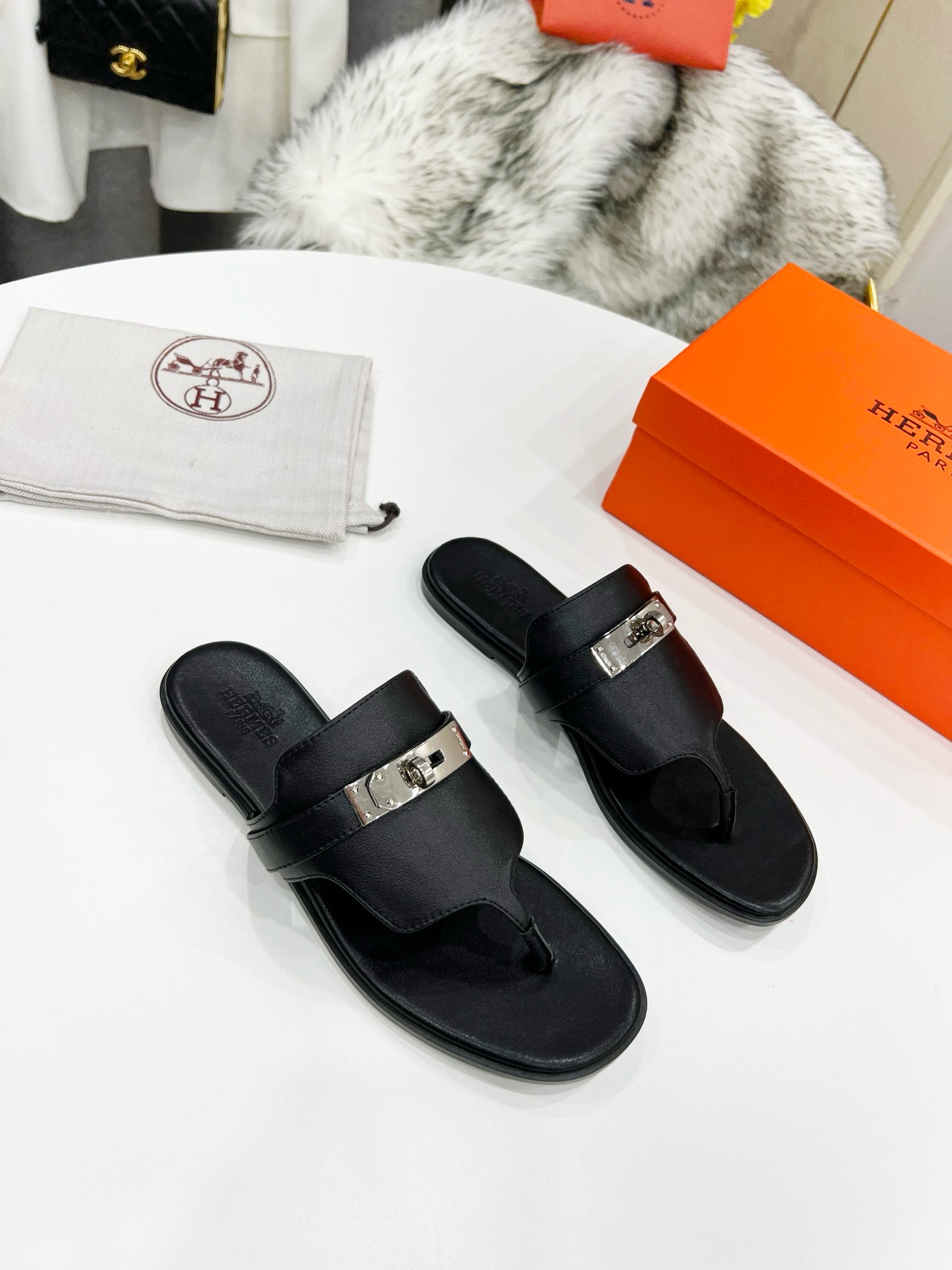 Hermes empire sandals