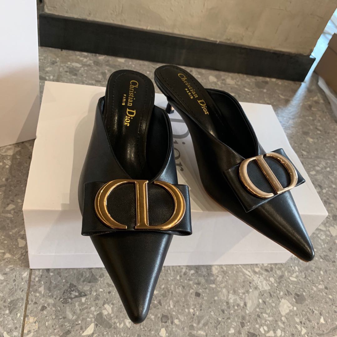 Dior 2023 Latest CD Letter Metal Logo with Muller Tuo size 35-42