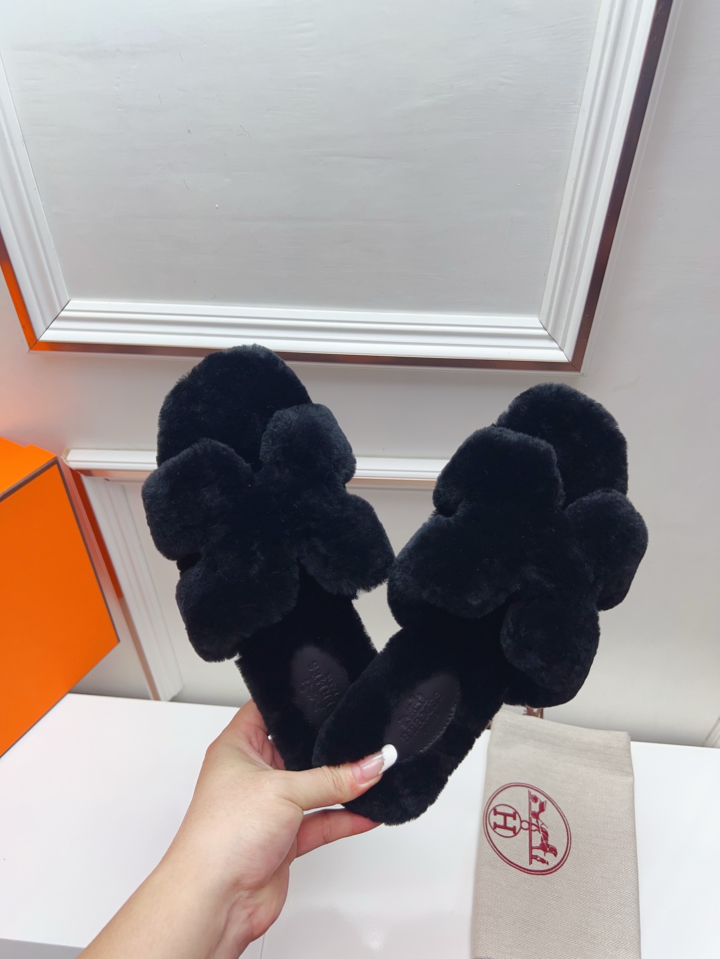 Hermes Wool flat bottom mop