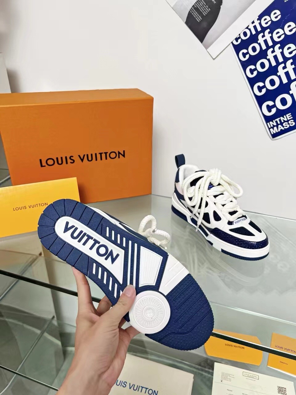 LV chunky skate trainer