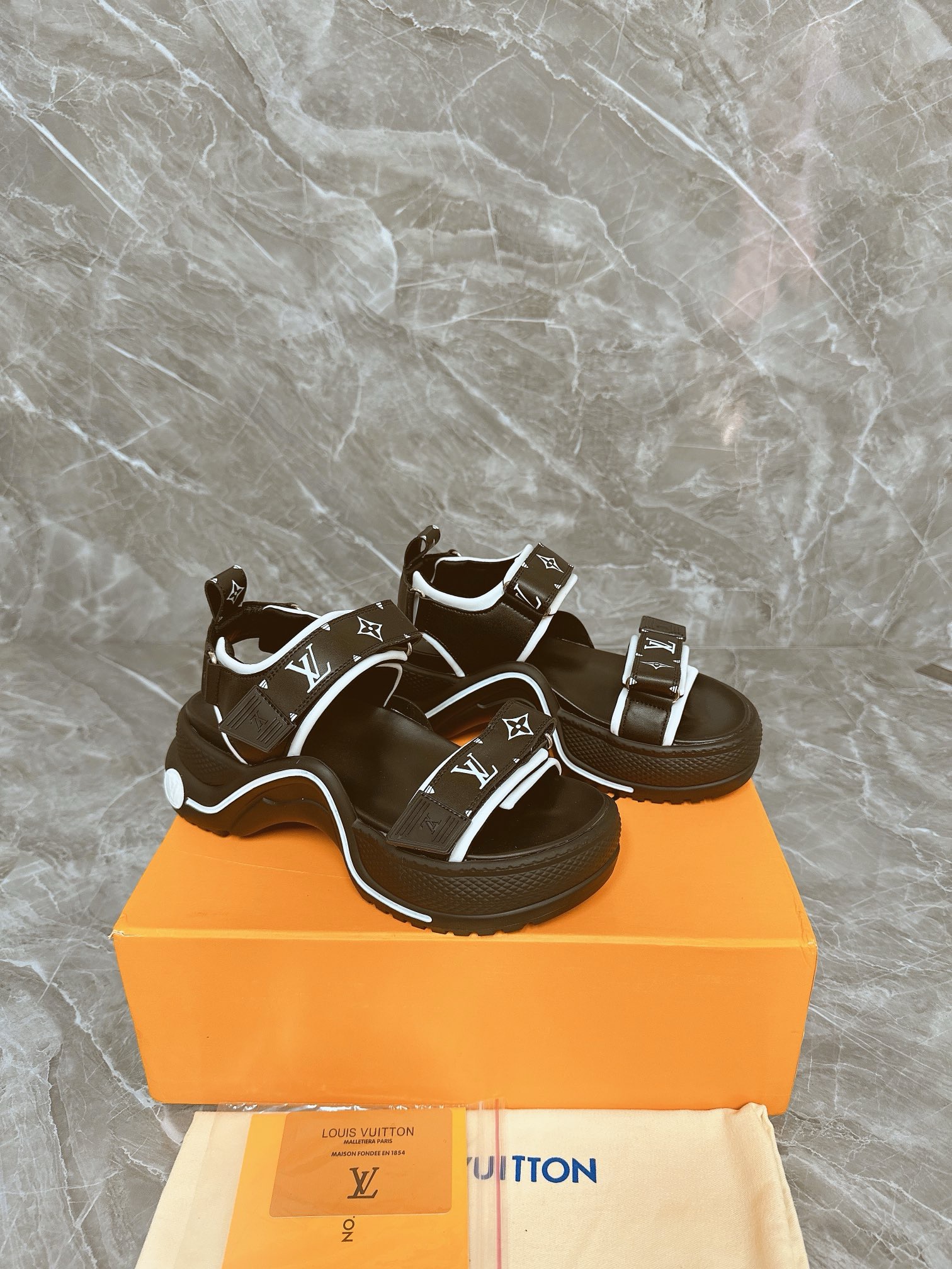LV Arch bridge sandals