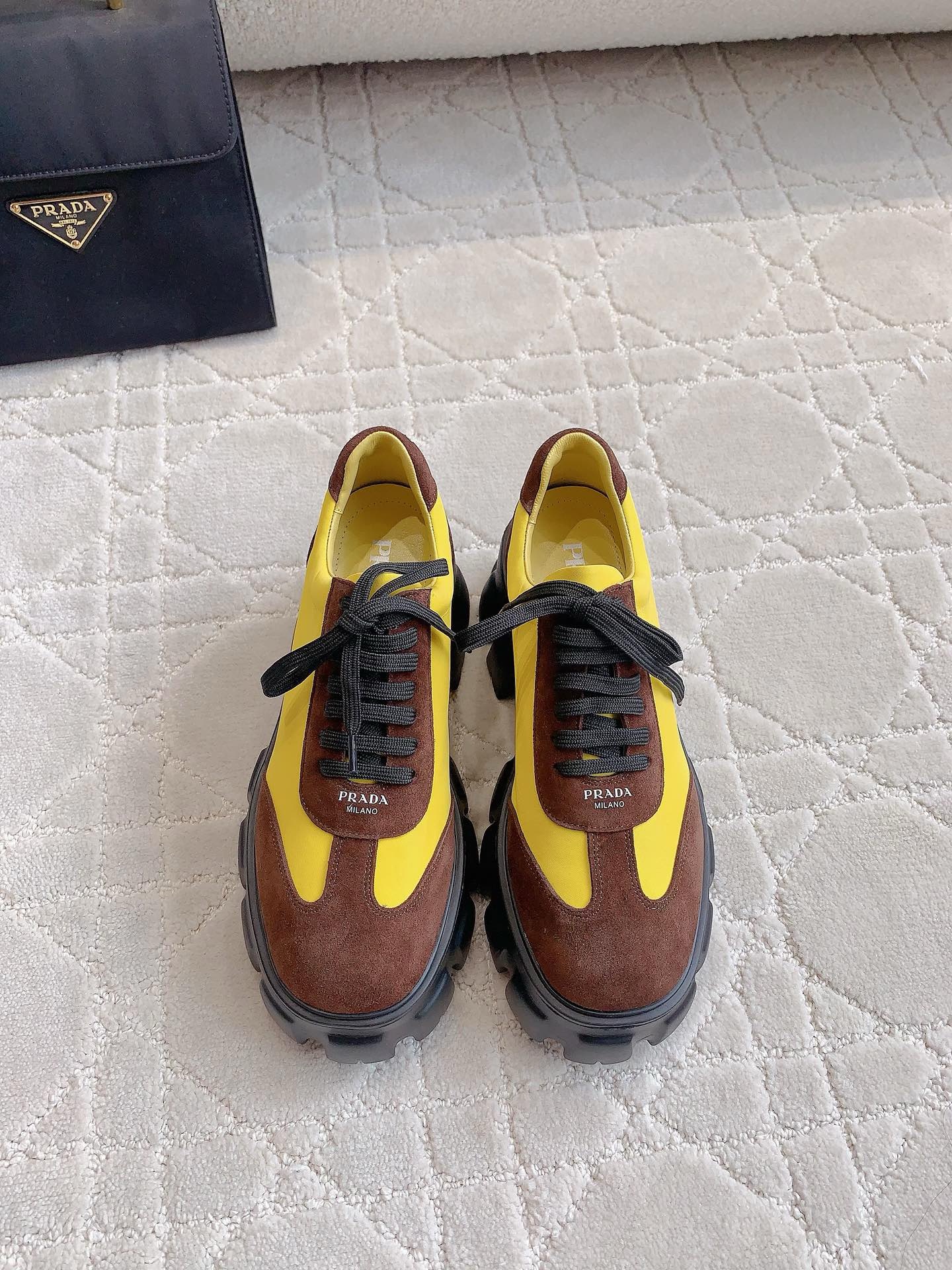 Prada Colour matching leisure shoes