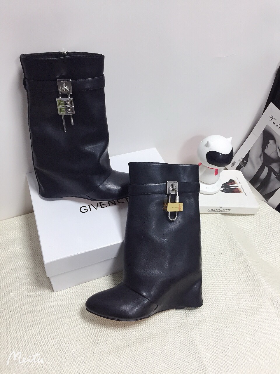 Givenchy Shark lock boots