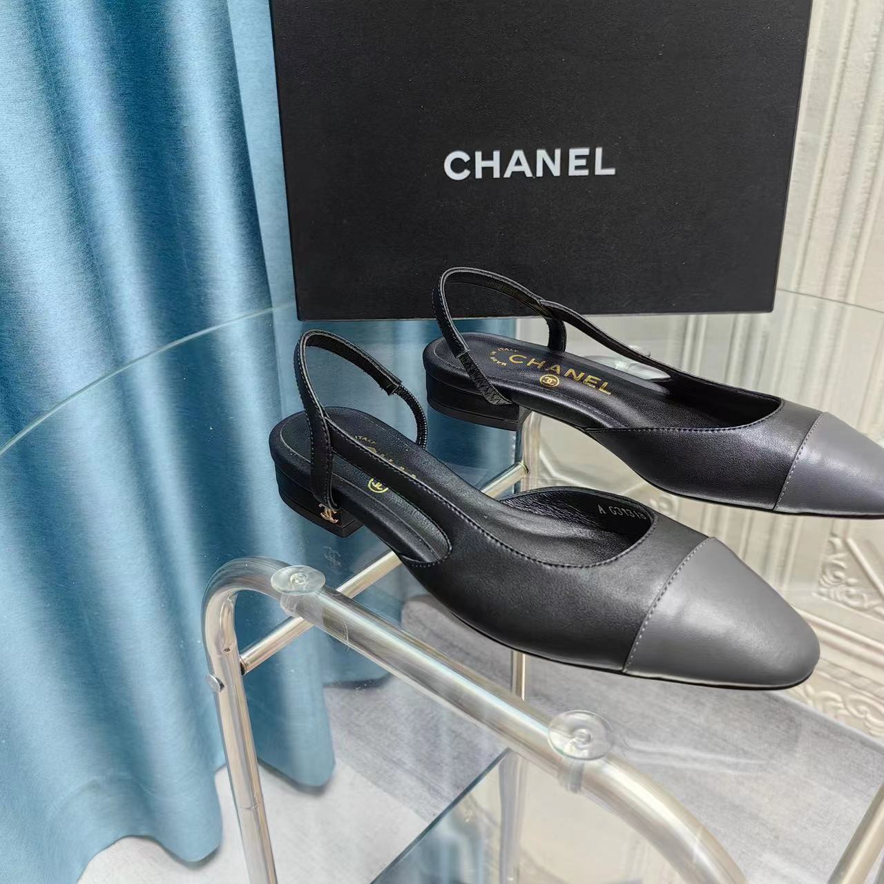 CHANEL  slingbalck Classic back air sandals