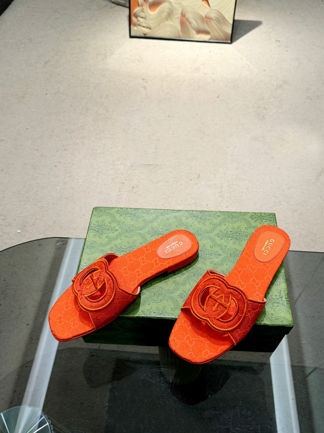 GUCCI  scuff slippers