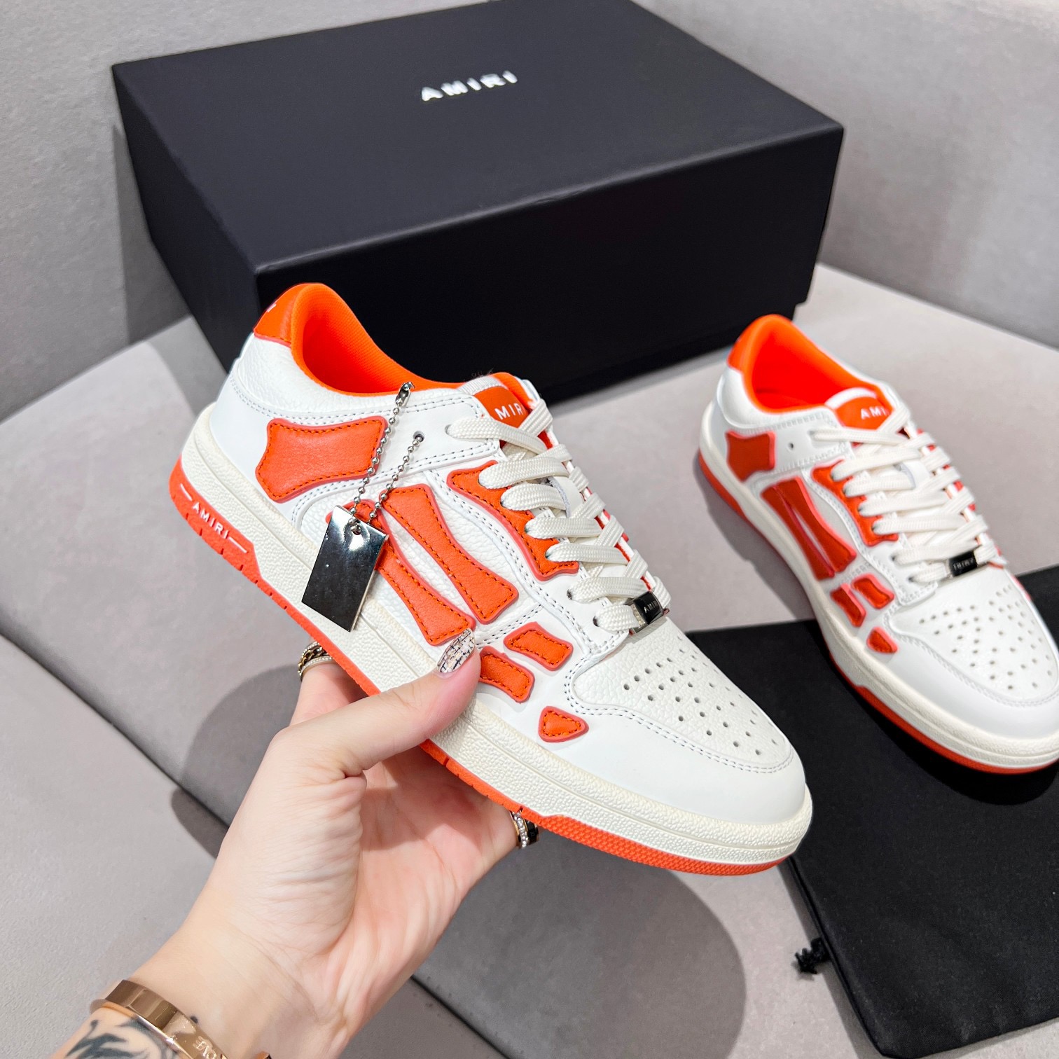 AMIRI Casual bone shoes for couples