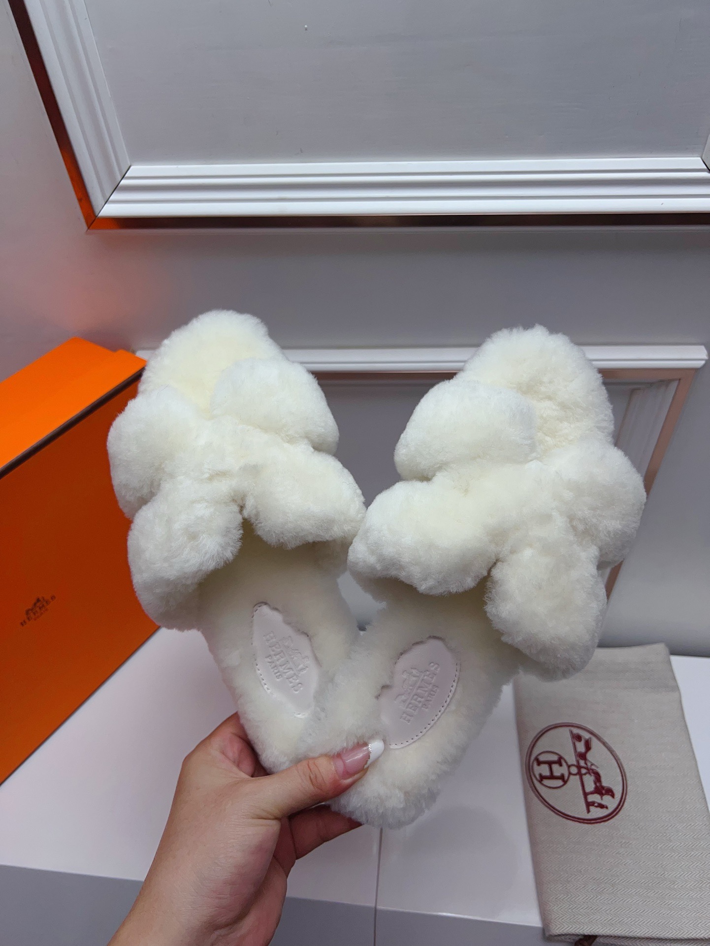 Hermes Wool flat bottom mop