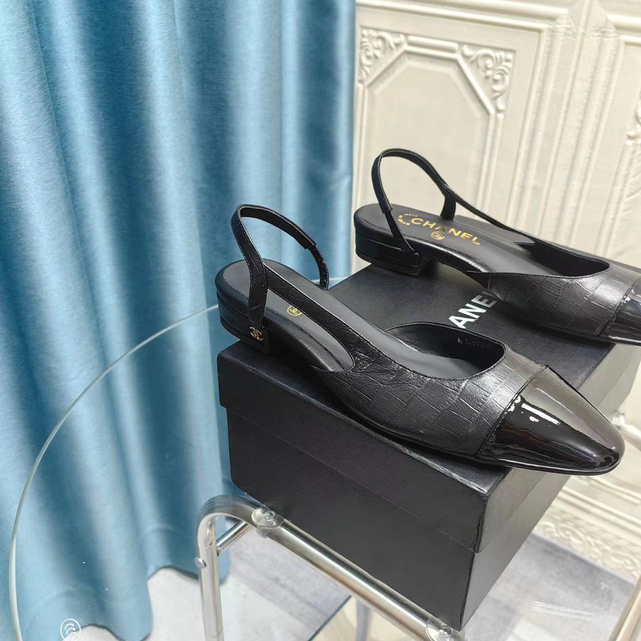 CHANEL  slingbalck Classic back air sandals