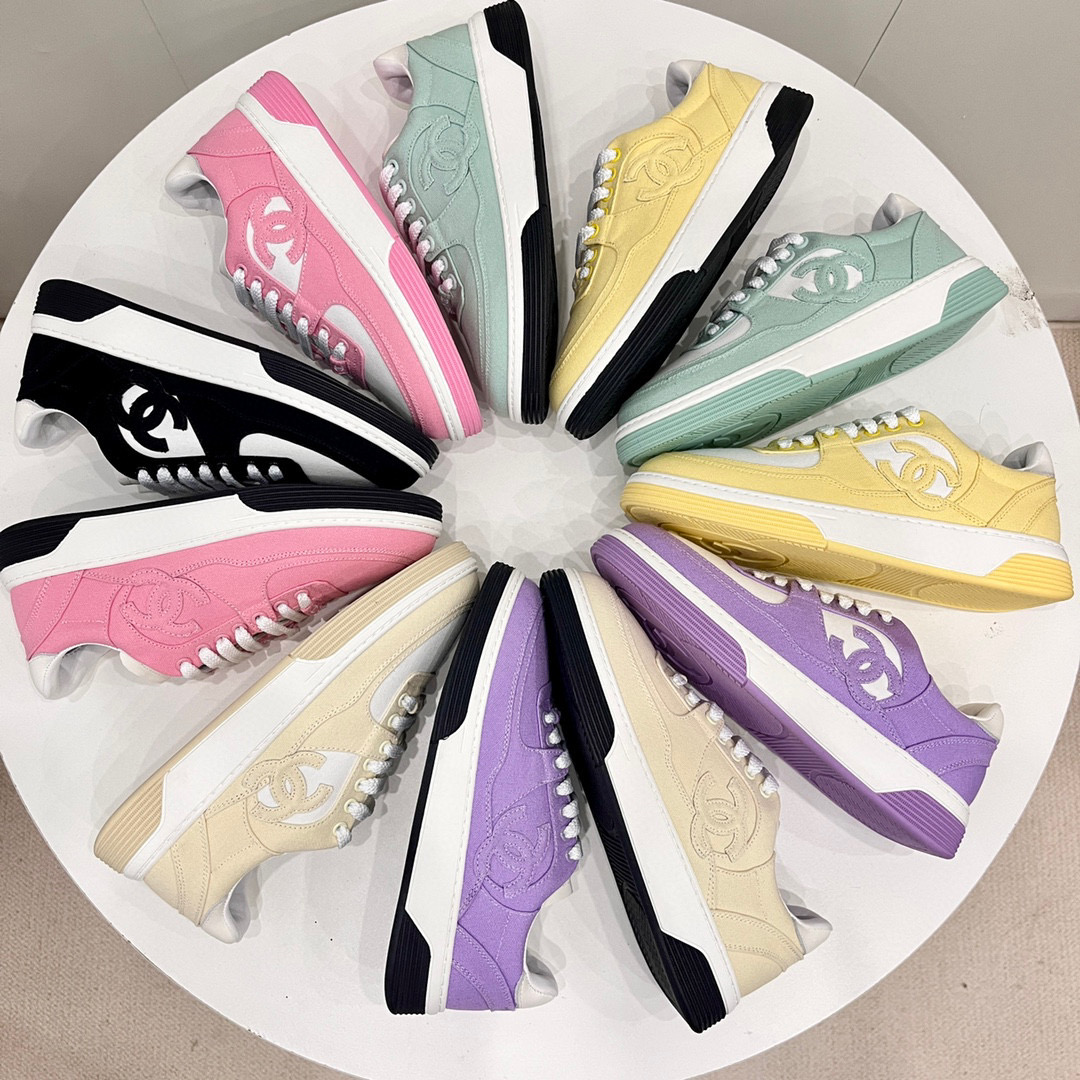 CHANEL New Candy Color Panda Leisure Sports Shoes Board Shoes