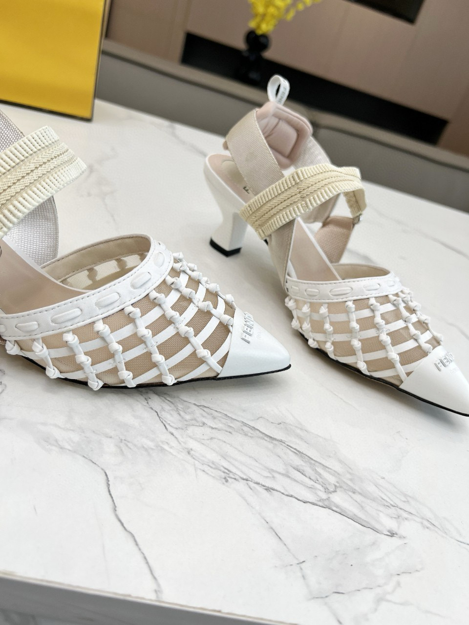 Fendi high-heeled shoes