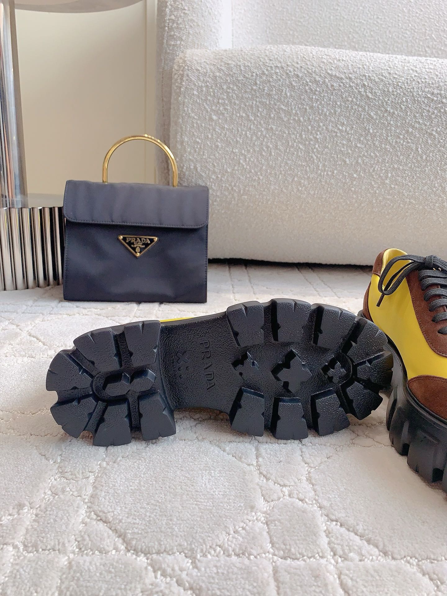 Prada Colour matching leisure shoes