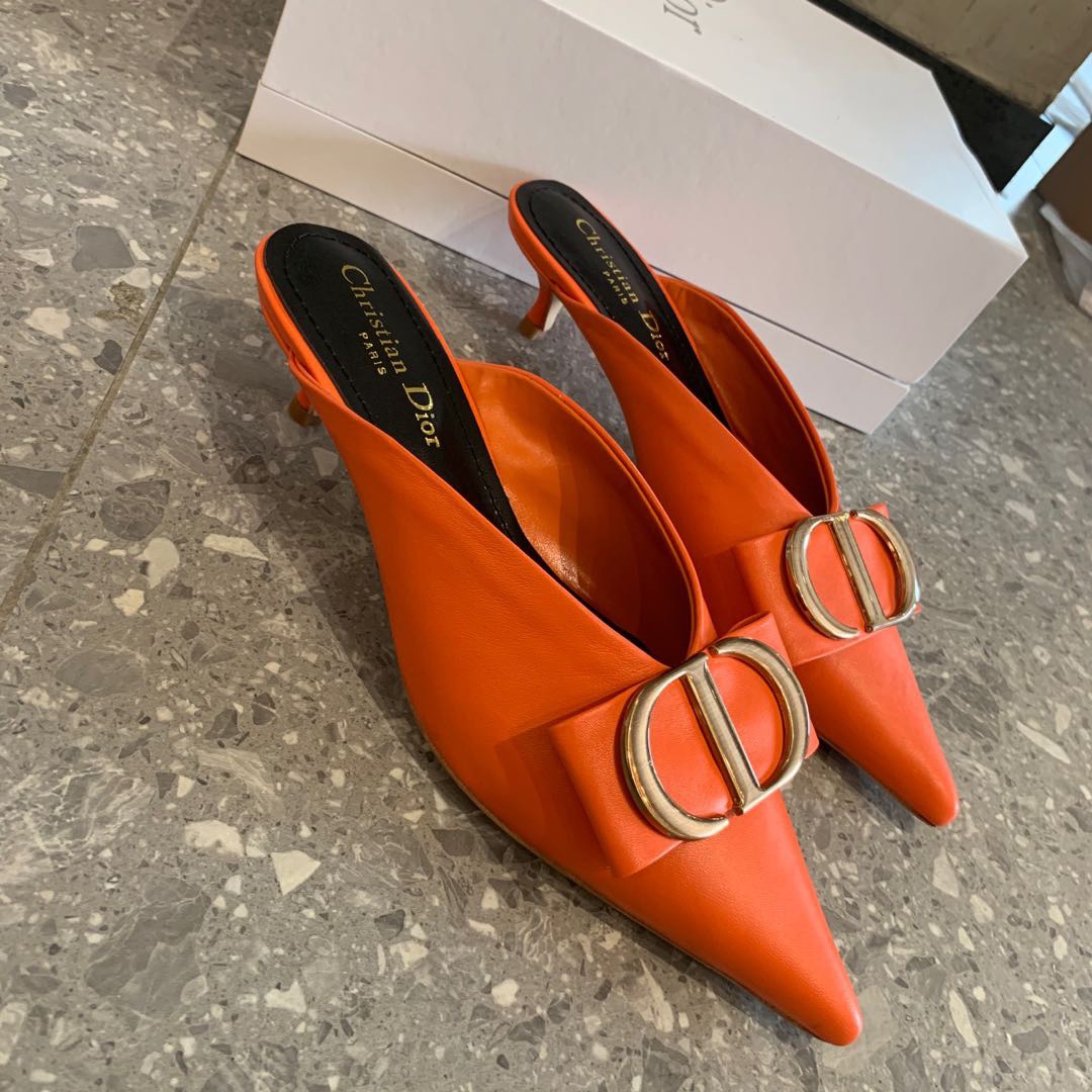 Dior 2023 Latest CD Letter Metal Logo with Muller Tuo size 35-42