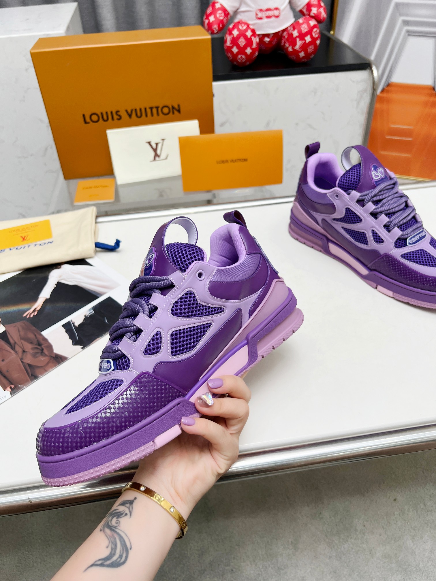 LV Trainer sneakers