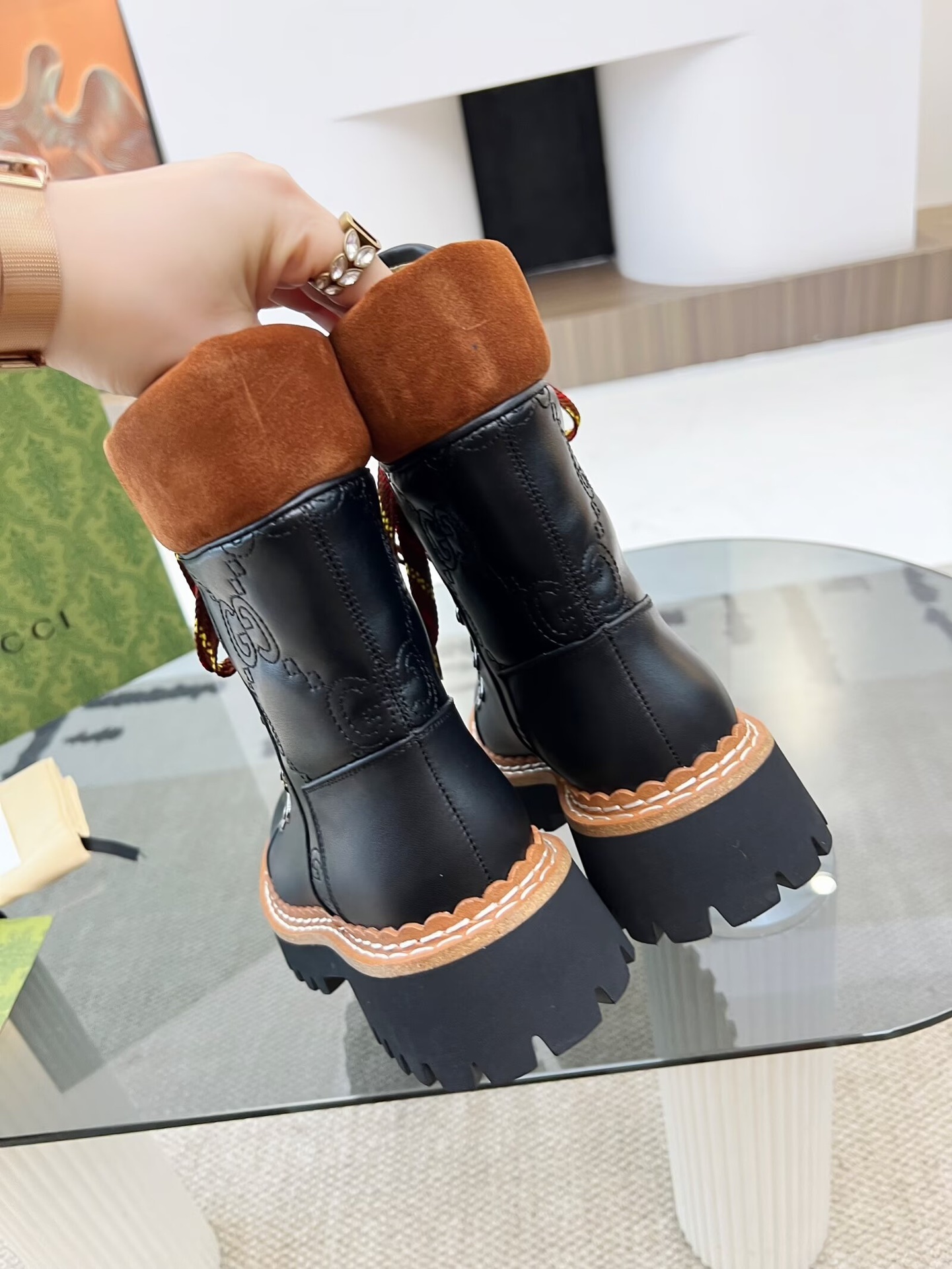 GUCCI  8 inch ankle boots