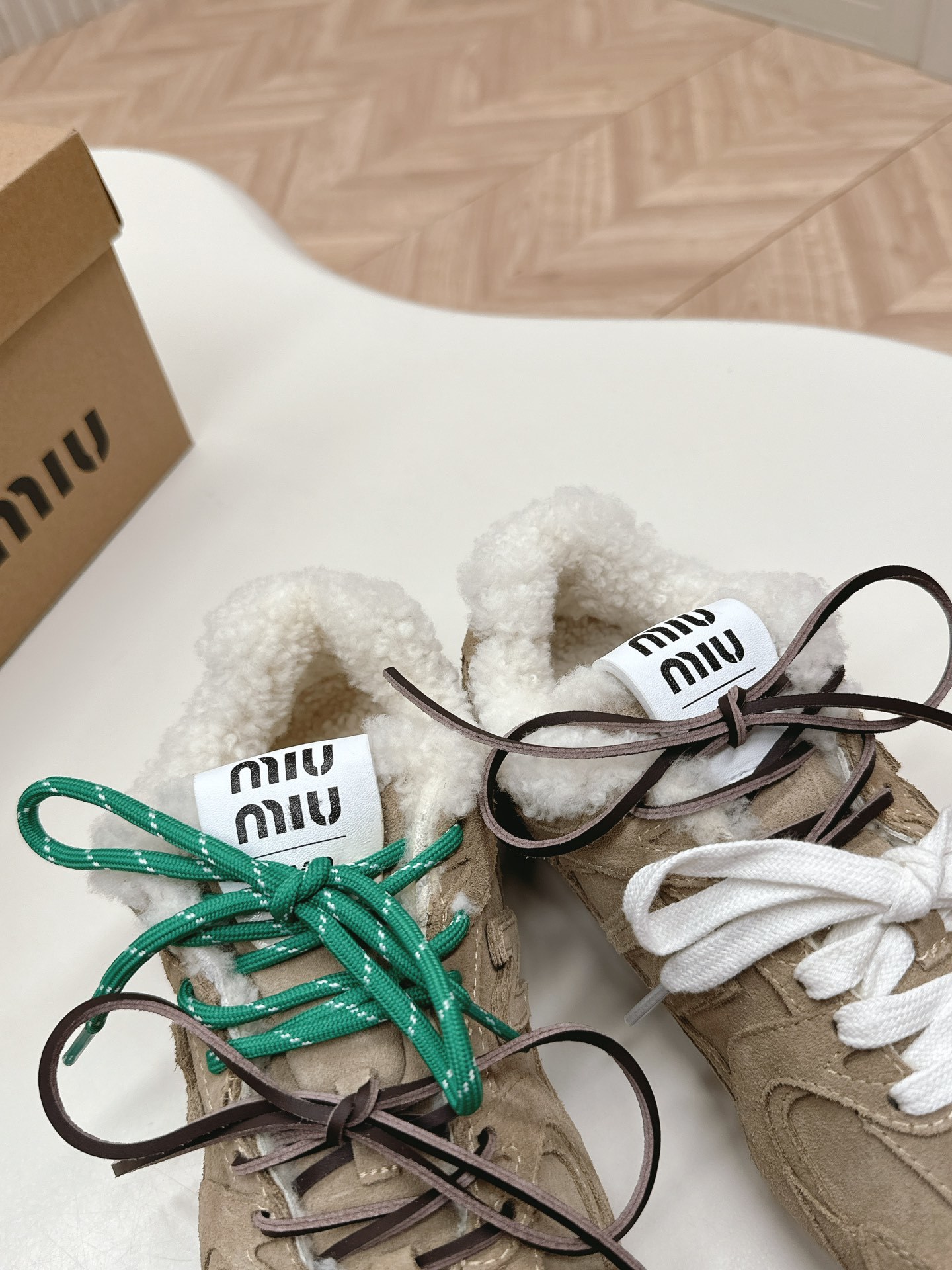 miumiu+new balance sneakers