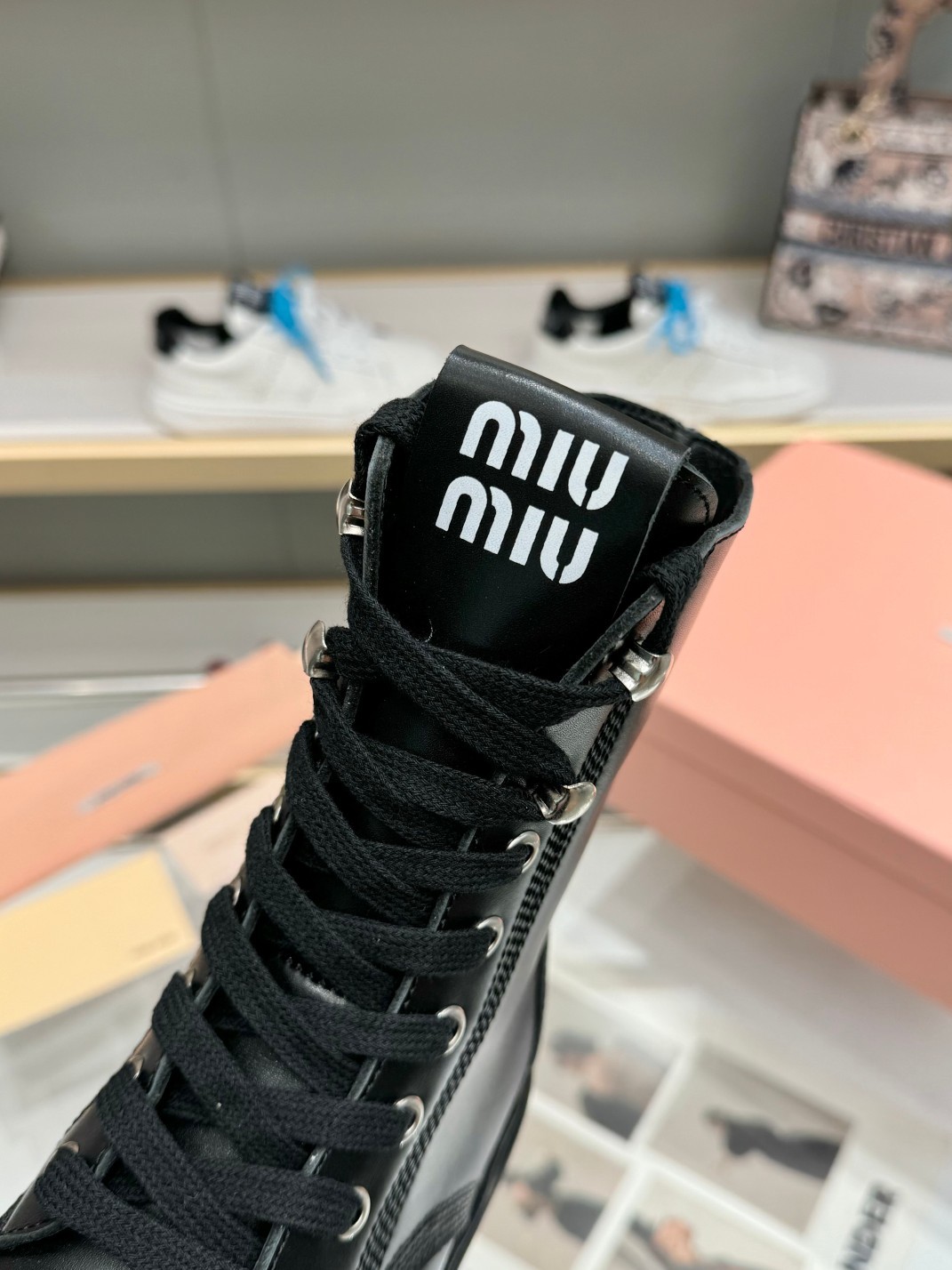 MiuMiu Martens boots