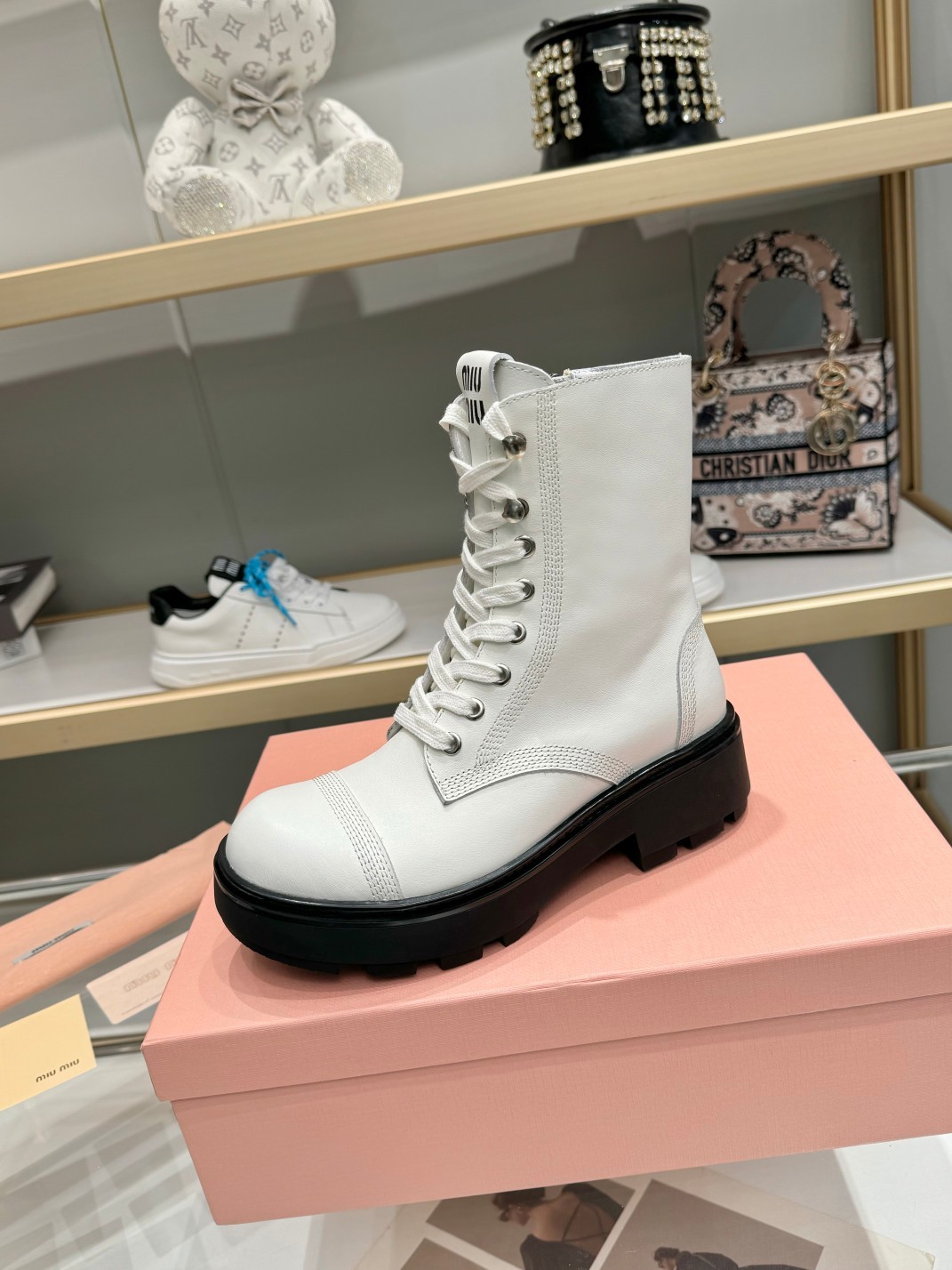 MiuMiu Martens boots