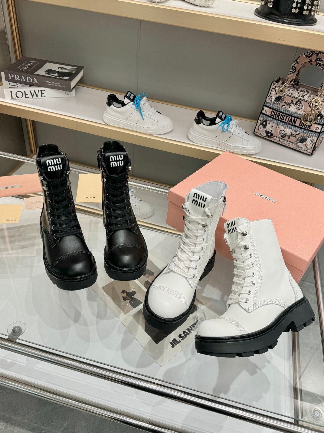 MiuMiu Martens boots