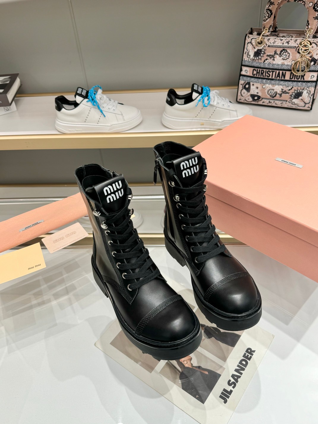 MiuMiu Martens boots