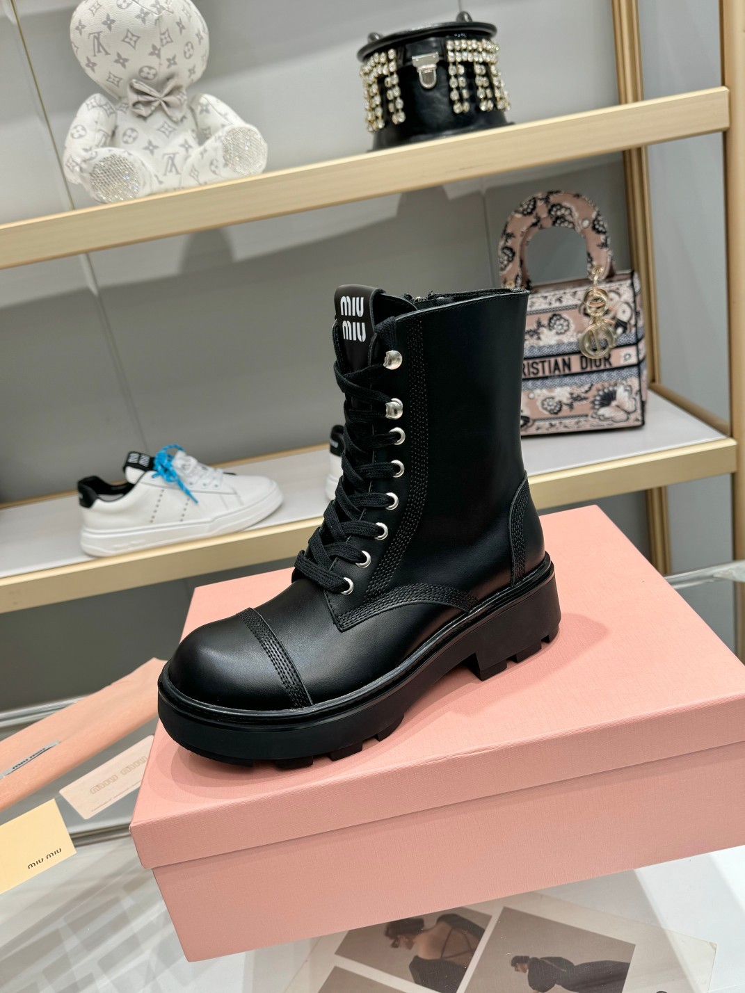 MiuMiu Martens boots