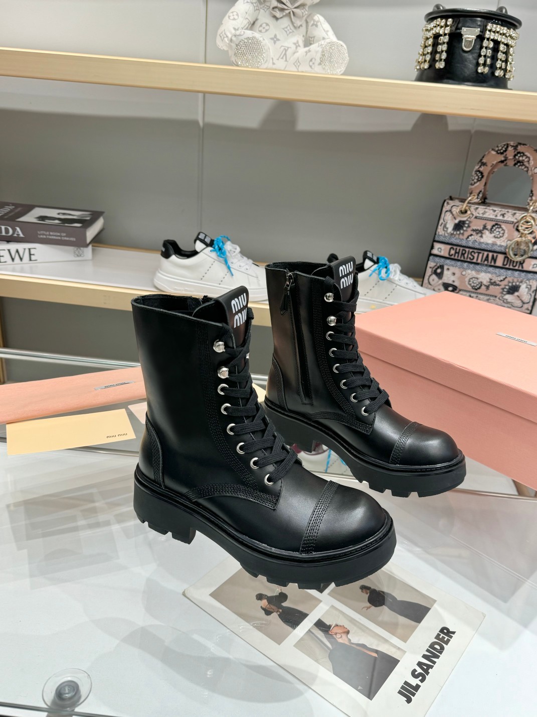 MiuMiu Martens boots