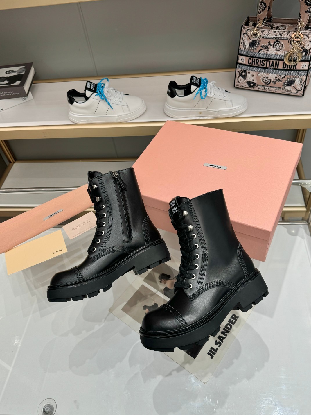 MiuMiu Martens boots