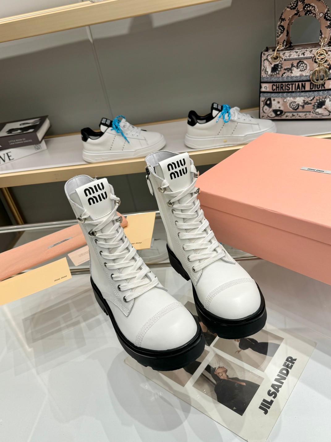 MiuMiu Martens boots
