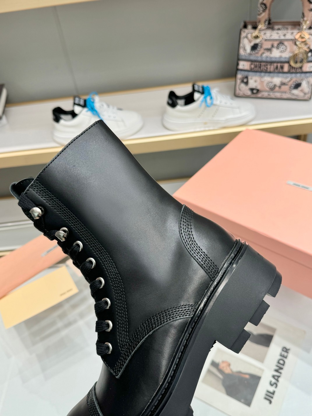 MiuMiu Martens boots